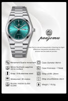 Reloj De Cuarzo Para Hombre PAAZOMU Con Pantalla Luminosa Y Multifuncional Acero Inoxidable Resistente Al Agua Cronógrafo Fecha Estilo Casual - details 2