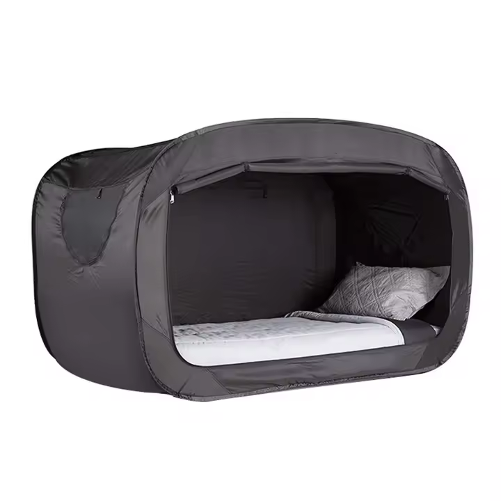 Negro al Aire Libre plegable privacidad Pop Cama tienda para niños y adultos - 1