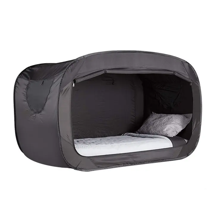 Negro al Aire Libre plegable privacidad Pop Cama tienda para niños y adultos - 1