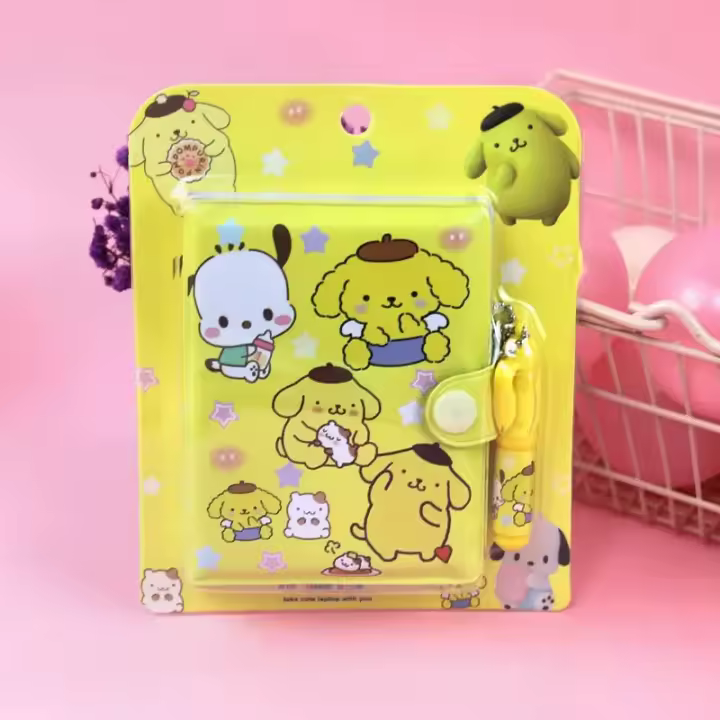 Cuaderno Pequeño Kawaii Sanrio Kuromi Cinnamon Melody Dibujo Animado Portátil Para Escuela Suministros De Oficina Regalos - 1