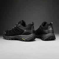 Zapatos De Senderismo Para Hombres HIKEUP De Cuero Suela De Goma Antideslizante Transpirables Malla Superior Tamaño 40-45 Color Negro Verde Caqui Gris - details 39