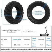 Neumáticos Sólidos 9*3.0-5.5 Para Scooter Eléctrico Kugoo KIRIN G2 pro Nuevo Kukirin Repuesto Resistente Al Desgaste Y Antipinchazos - details 4
