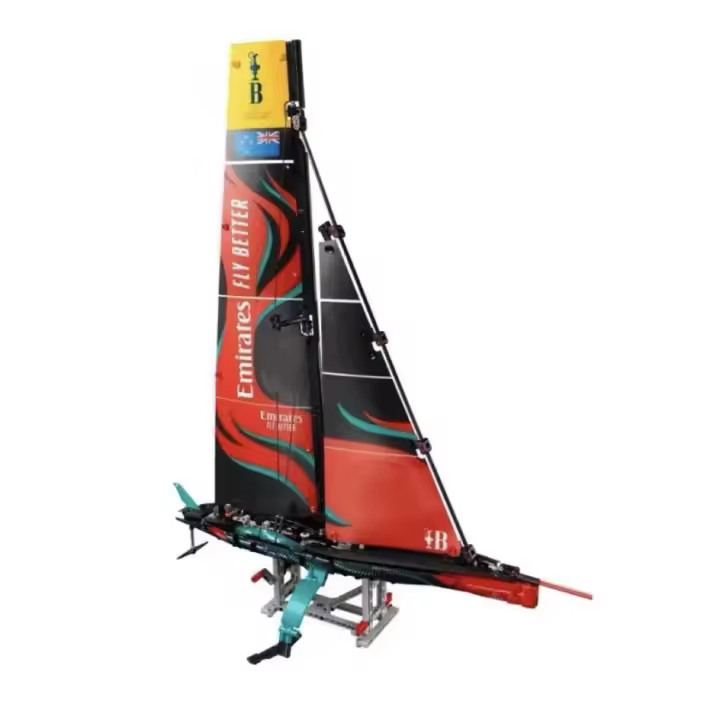 Construcción De Barco De Carreras Emirates Team New Zealand AC75 Juguete Clásico De Navegación Para Niños Set De Bloques Técnicos 962 Piezas Regalo De Cumpleaños - 1