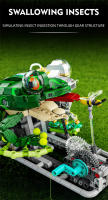 Juego De Construcción Mecánica De Animal Mariposa Rana Cocodrilo Perro Building Blocks Luz De Manta Ray Regalo De Juguete Para Niños - details 16