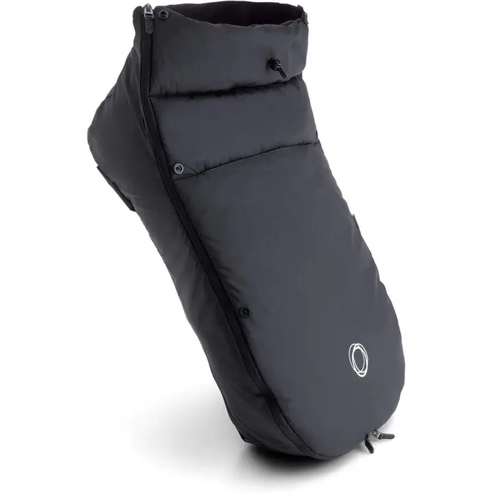 Saco de silla compacto para bebé BUGABOO - Color NEGRO - Compatible con carrito BUGABOO ANT - Impermeable - Plegable - Protección contra el  frío - Ligero - ORIGINAL - 1