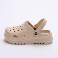 Zapatillas De Plataforma Gruesa Para Mujer Sandalias Antideslizantes De Playa Verano 2024 Moda Suela Mediana EVA Mocasines - details 7