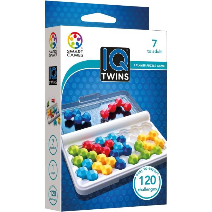 SmartGames - Iq Twins | Juegos De Mesa Niños 7 Años O Más | Juegos Educativos 7 Años O Más | Rompecabezas Niños Y Rompecabezas Adultos | Juegos De Viaje (Ludilo SG306)