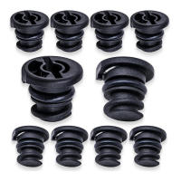 10pcs Tapa De Tornillo Para Motor Aceite Negro Compatible Con Audi A4L/Q5 Volkswagen Golf Passat Parte Del Sump Pan Nut Bolt 06L103801 - details 6
