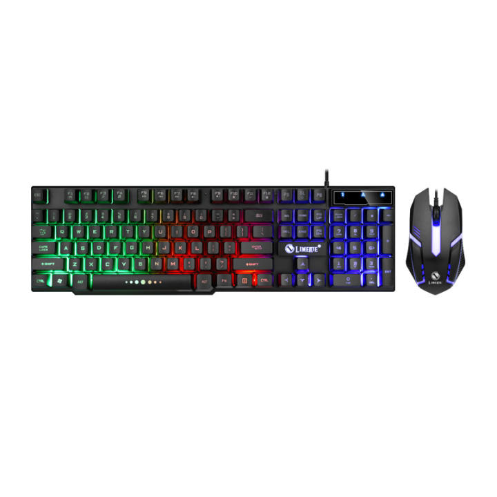 MCPTKL, Combo Gaming RGB 2 en 1, Teclado H-Mech TKL Compacto, RGB Breathing y RGB Flow, Ratón Óptico 3200 DPI RGB Flow, Switches Mecánicos Huano, Combo Teclado Idioma Español y Ratón Negro