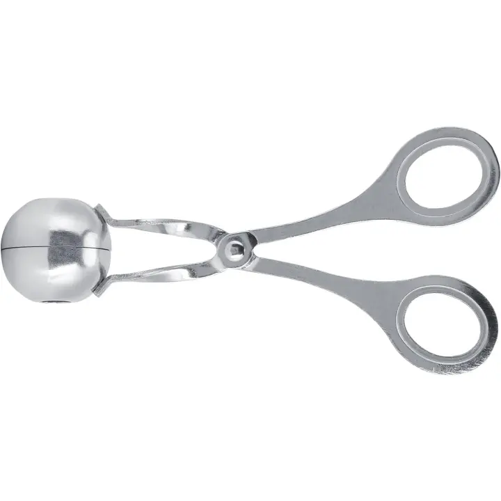 Máquina para hacer albóndiga de Maple inoxidable, pinzas para hacer albóndiga, para hacer pastas, y masa de Galletas Hielo, ideal para Uso doméstico en la cocina (L) - 1