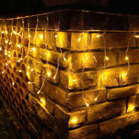 Luces De Cadena LED De Icicle 3.5-40M Para Navidad Y Fiestas Luces De Aparador Con Control Remoto Impermeables Para Exterior Decoración De Calle Y Hogar - details 5