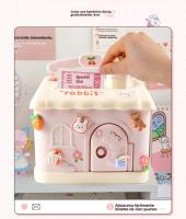Caja De Ahorro Para Niños En Forma De Casa Capacidad Grande Plástico Creativo Dibujos Animados Caja De Dinero Pequeña Para Niños - details 9