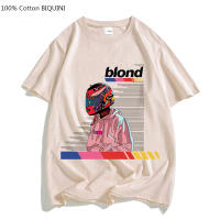 Camiseta De Algodón 100% Para Hombre Frank O-ocean Blond R&B Estilo Casual Manga Corta Sensación De Diseño Manga/Comic O-neck - details 9