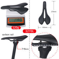 Sillín De Bicicleta ELITAONE De Carbono Para Carretera Y MTB 270x143mm Peso Super Ligero De 115g Asiento De Bicicleta Para Hombres - details 4