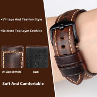 Correa De Reloj De Cuero Genuino De Alta Calidad Para Hombres Y Mujeres Compatible Con Huawei Watch GT 4 46mm Tamaño 20mm 22mm 24mm Desmontaje Rápido - details 3