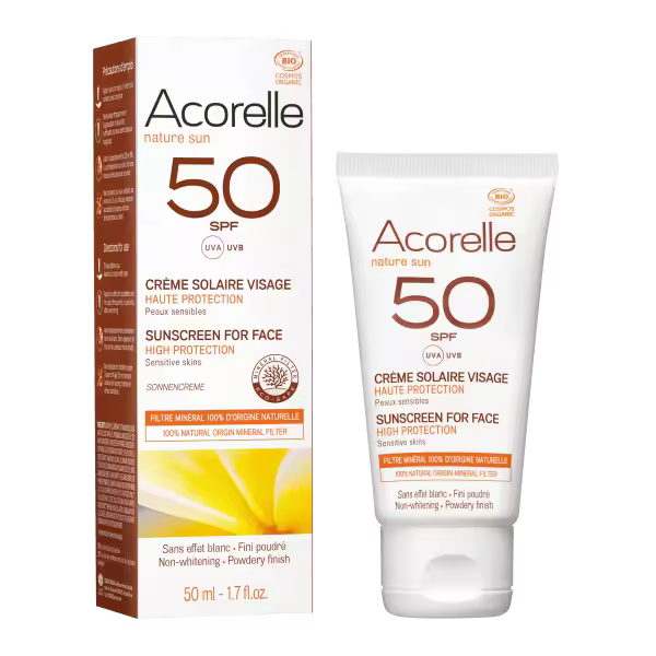 Crema solar facial SPF50 Acorelle 50ml. - 1