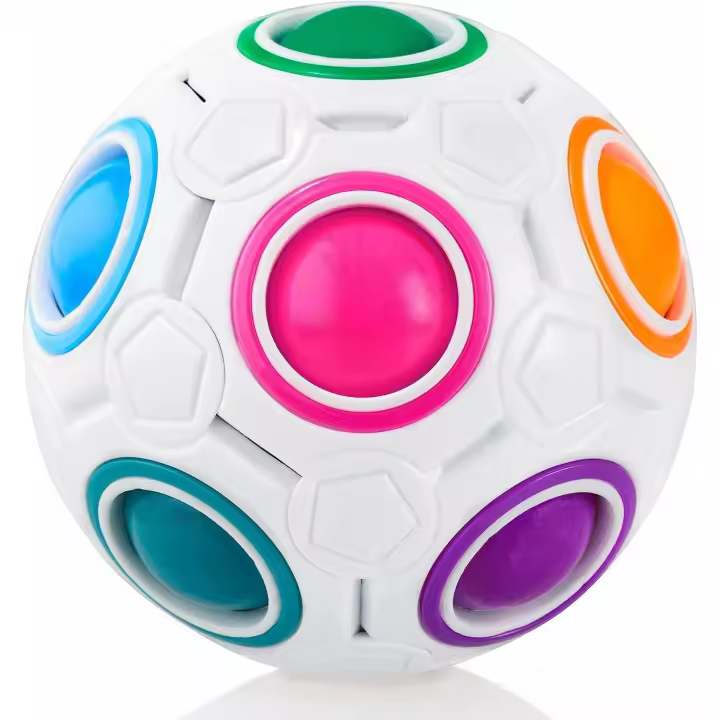 Bola del Arco Iris I Rompecabezas 3D para niños I Bola del Arco Iris I Rompecabezas para niños de 6 a 10 - 1