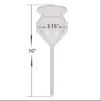 2PCS Pitillo De Riego Automático De Vidrio Transparente Para Plantas Dispositivo De Riego Manual Con Bola De Riego - details 0
