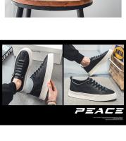 Zapatillas Blancas Para Hombre 2024 Moda Primavera Casual Con Cordones Punta Redonda Planas Zapatos Deportivos Ajuste Talla Normal - details 20