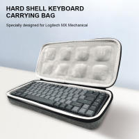 Estuche De Viaje Doble Cremallera Para Teclado Logitech MX Meccanico Mini/MX Meccanico Wireless EVA Duro Protector De Almacenamiento - details 2