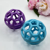 Juguete De Masticar Para Perros En Goma Natural Geométrico Seguro Para Entrenamiento Y Juego De Juguetes Interactivos Para Mascotas Que Limpian Los Dientes - details 1