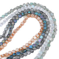 10pcs Hileras De Cuentas De Vidrio Coloreadas Con Espalda De Rosa Accesorios Para Hecho a Mano Pulseras Y Collares DIY - details 5