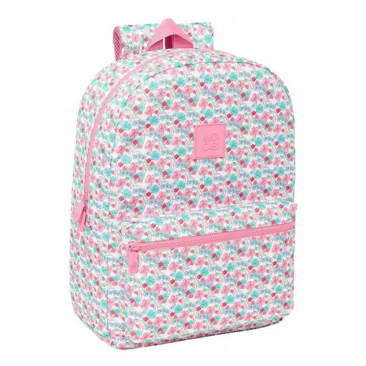 Bolsas y mochilas Mochilas Safta Mochila Moos Flores Rosa - 1