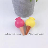 1Pc Sistema De Riego Automático De Cerámica Portátil Para Cultivo De Macetas Dispositivo De Agujero Para Verter Y Medir El Agua - details 2