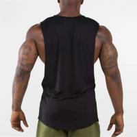 Top De Gimnasio Para Hombre Camiseta Sin Mangas De Algodón Estilo Deportivo Casual Para Verano Color Negro Blanco Azul Gris Rojo Amarillo Tallas M L XL XXL - details 5