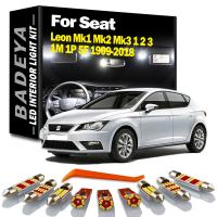 BADEYA Kit De Luz LED Para Coche Interior Mapa Maletero Para Seat Leon Mk1 Mk2 Mk3 1 2 3 1M 1P 5F 1999-2018 Bombillas De Repuesto Con Canbus Sin Errores - details 0