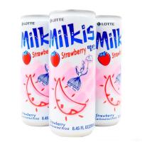 Lotte Milkis - Bebida coreana - Sabor: original, fresa, plátano - 10 latas de 250 ml cada una. - Bebida carbonatada sabor yogurt - details 3
