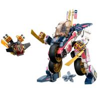 Bloques De Construcción Compatible MOC Sets Serie Ninja Sora's Transforming Mech Bike Juguete De Transformación Para Niños Regalo De Bloques Pequeños Para Edad 6-12 - details 1