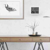 Termómetro Y Higrómetro Digital Ultrafino Para El Hogar Con Pantalla LCD Reloj De Pared Sensor De Temperatura Y Humedad Térmica - details 7