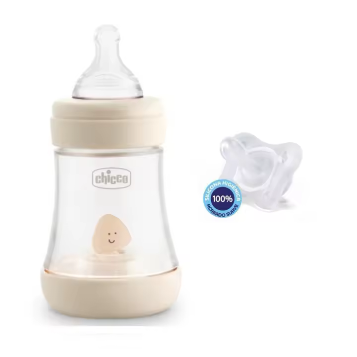 CHICCO BIBERON 0-2M COLOR MARFIL CHUPETE MINI SOFT 150ML - 1