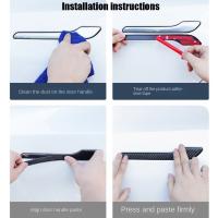 Cubierta De Manija De Puerta Para Tesla Model Y 3 /3+ Highland 2017-2025 Accesorios De Fibra De Carbono Real Kit De Adornos Exteriores Para Coche - details 8