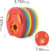 Manguitos de Natación para niños, 6PCS Manguitos Bebe ,Manguitos Dolphin,Hechos de Espuma, Pool Discos Flotantes - details 5