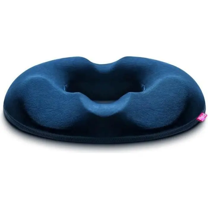 Almohada de espuma viscoelástica ergonómica ortopédica para aliviar hemorroides, próstata, posparto, posoperatorio y úlceras por presión - 1