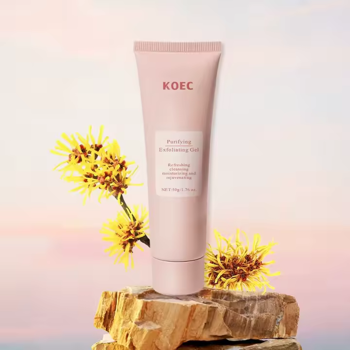 Gel exfoliante KOEC, gel exfoliante facial, gel exfoliante facial hidratante de limpieza profunda para pieles muertas - 1