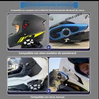 WAYXIN R9 Intercomunicador De Motocicleta Para Casco Bluetooth 5.0 6 Conducentes Resistente Al Agua FM Radio Comunicación Interfaz - details 6