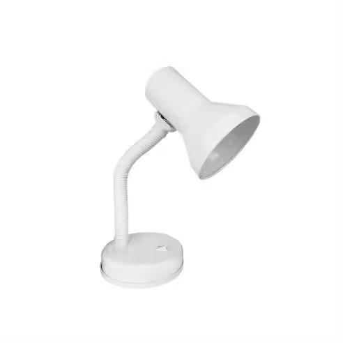 EDM Flexo de sobremesa modelo London E27 60W blanco metal - EDM - 30251 Blanco Iluminación - 1