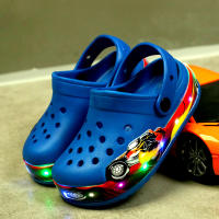 Zapatillas De Verano Para Niños Con Luz LED Sandalias De Playa Transpirables Para Boys Y Girls Zapatos De Moda Para Niños - details 0