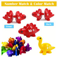 Juego Educativo Montessori De Dinosaurios Con Letras Y Números En Mayúsculas Y Minúsculas Para Niños Color Sorting Aprendizaje Del Alfabeto - details 6