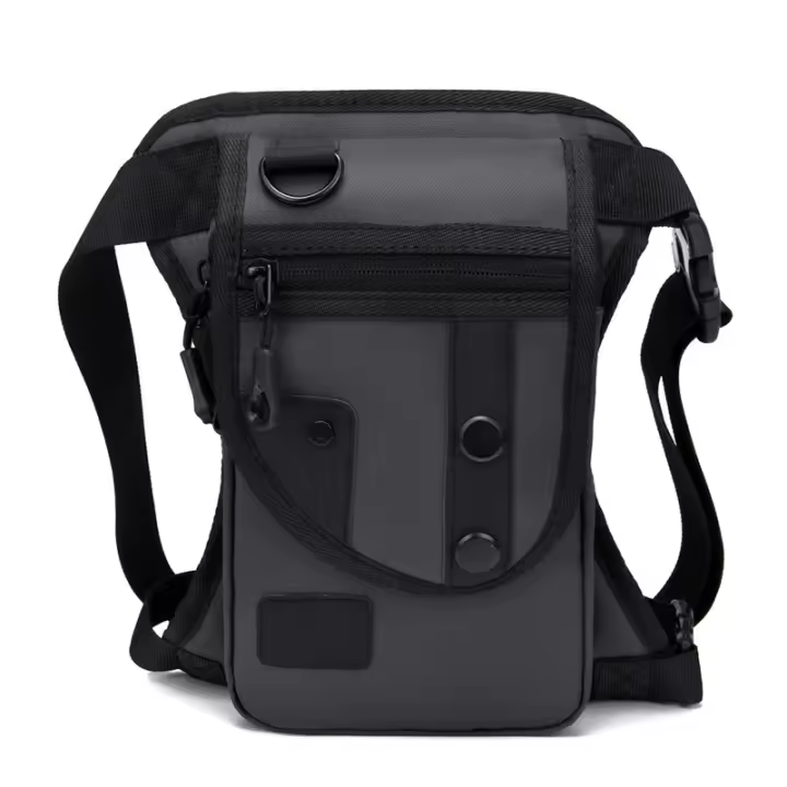 Bolsa De Cintura Para Hombre Bolsa De Pierna Utillidad Cinturón Múltiple Deportes Nylon Multifuncional Para Ciclismo Y Motociclismo - 1