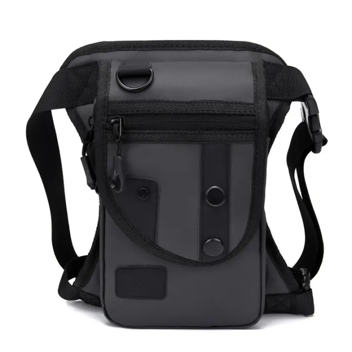 Bolsa De Cintura Para Hombre Bolsa De Pierna Utillidad Cinturón Múltiple Deportes Nylon Multifuncional Para Ciclismo Y Motociclismo - 1
