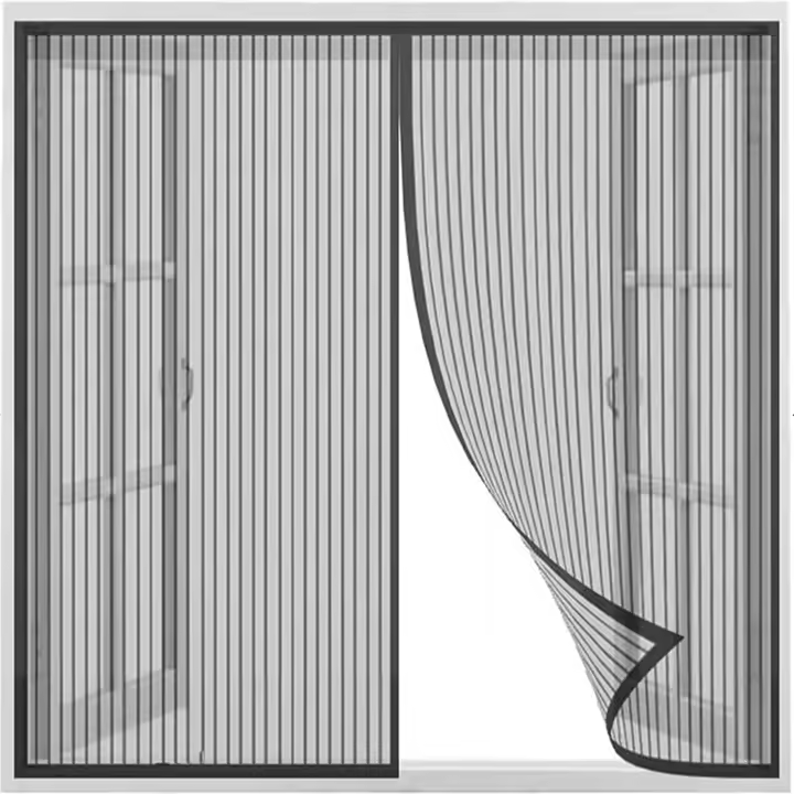 Mosquitera MagnéTica para Ventana 170x240cm, Transpirable y Anti-Mosquitos Mosquiteras, Totalmente Magnética para Pasillos/Puertas - 1