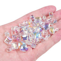 5-50pcs Colección De Cuentas De Cristal Premium Para El Bricolaje De Joyería Cuentas Únicas En Polvo Y Partículas - details 2