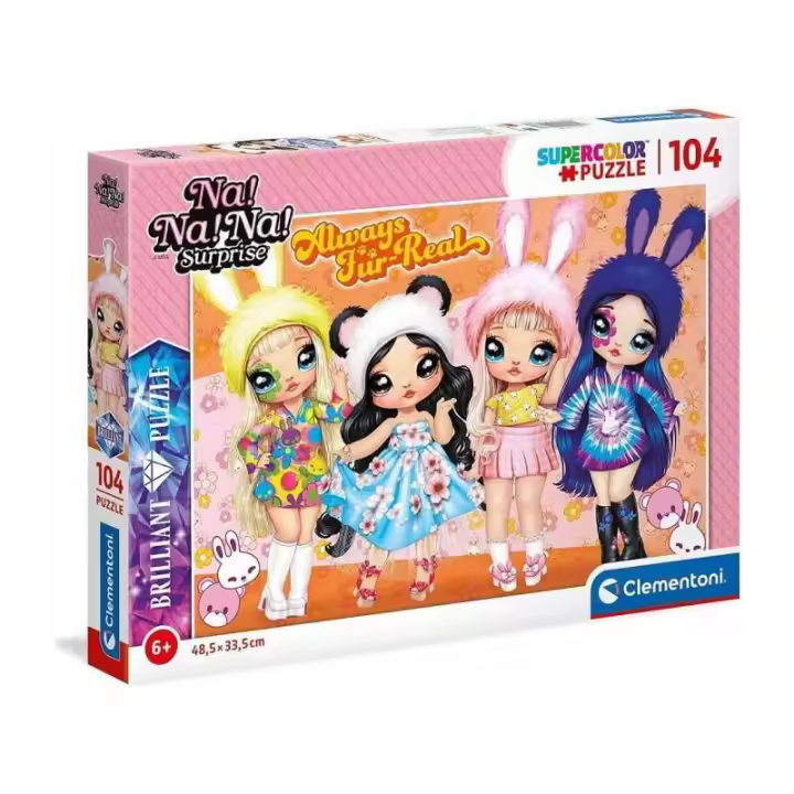 PUZZLE104 PIEZAS BRILLANTES NA! NA! NA! DE CLEMENTONI - 1