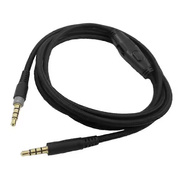 Cable para auriculares de vuelo HyperX Cloud Alpha/HyperX Cloud Core con control de volumen y sonido - 1