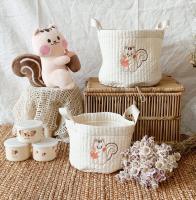 Bolsa De Diaper Para Bebé INS Con Bordado De Oso Hermoso Organizador De Almacenamiento Para Pañales Juguetes Mami Nueva - details 10
