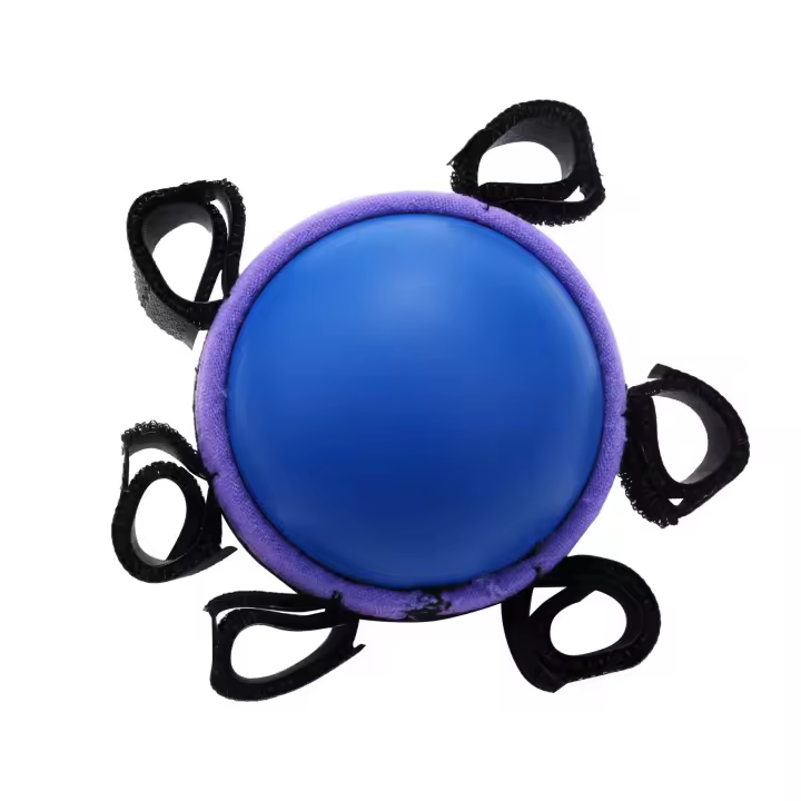 Agarre de mano PU Ball Finger, práctica de hemiplejia, ejercicio de fuerza muscular, agarre de entrenamiento de rehabilitación de goma - 1